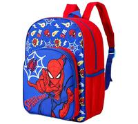 Marvel Spiderman Kids Childrens Premium Backpack School Rucksack Travel Bag Boys Girls with side mesh pocket and front zipped pocket