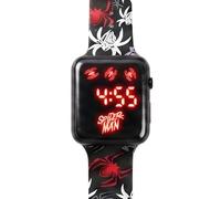 Marvel Spiderman LED Digital Watch for Kids - Silicone Strap Watch with Bright LED Display, Kids Watch for Marvel Fans & Boys