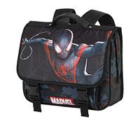 Marvel Spiderman Miles-Cartable Backpack 2.0, Black, 12 x 38 x 30 cm, Capacity 13.5 L