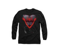 SpiderMan Miles Morales Costume Long Sleeve T-Shirt, Black Marvel Black L