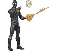 Spiderman 6-Inch Explorer Figure: Upgraded Black & Red Suit - Movie-Inspired Web-Slinging Hero