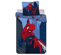 MARVEL SpiderMan Navy blue DOUBLE-SIDED, children's bedding with zip, 100% COTTON 160x200+70x80cm OEKO-TEX (C)