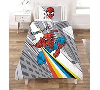 Marvel Spiderman Official Disney Single Duvet Cover Set - 100% Cotton
