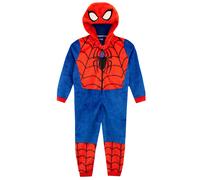 Marvel Spiderman Onesie Fleece All In One in Blue | Size: 9-10 Years Marvel Blue 9-10 Years