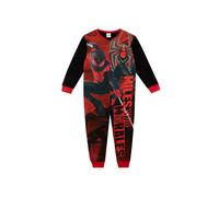 Marvel Spiderman Onesie Fleece All In One in Red | Size: 5-6 Years Marvel Red 5-6 Years