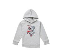 Marvel Spiderman Panel Collage Youth Kids Pull-Over Hoodie, Athletic Heather in Grey | Size: 9-11 Years Marvel Grey 9-11 Years