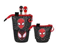 Marvel - Spiderman Peter-Cute Pencil Case 2 Erasable Gel Pens Black - P2222z