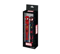 Marvel Spiderman Peter-Pack of 2 10-Coloured Pens, Red, 9.5 x 23 cm