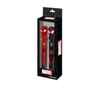 Marvel Spiderman Peter-Pack of 2 10-Coloured Pens, Red, 9.5 x 23 cm