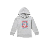 Marvel Spiderman Peter Parker Stripes Youth Kids Pull-Over Hoodie, Athletic Heather in Grey | Size: 5-6 Years Marvel Grey 5-6 Years