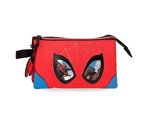 Marvel Spiderman Protector Case Triple Red 22x12x5 cms Polyester