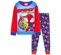Marvel Spiderman Pyjamas for Boys Teenagers Long PJs Set Soft Breathable Nightwear Loungewear Comfy Jammies Sleepwear Spidey Gifts for Boys (Multi, 5-6 Years)
