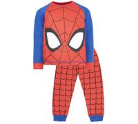 Marvel - Spiderman Pyjamas for Kids, Ages 6-7 - Long Sleeve Spiderman Pyjama Set - 100% Cotton, Long Sleeve Superhero Pyjamas - Official Merchandise - Red