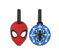 Peers Hardy - Disney Marvel Spiderman Red & Blue 2 Piece Luggage Tags
