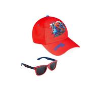 Marvel Spiderman Red Cap & Sunglasses Marvel Red One Size