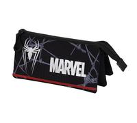 Marvel Spiderman Reflect-HS Silver Pencil Case, Black, 23 x 11 cm