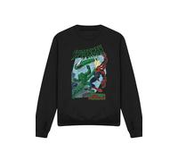 Marvel Spiderman Retro Sting Of The Scorpion Sweatshirt, Black