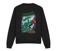 Marvel Spiderman Retro Sting Of The Scorpion Unisex Sweatshirt, Black, Medium