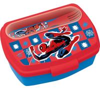 MARVEL Spiderman Sandwich Box Food Container With Cutlery For School