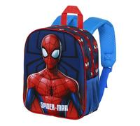 Marvel Spiderman Solid-Elite 3D Backpack, Blue, 26 x 31 cm, Capacity 8 L