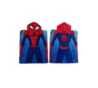 Marvel Spiderman Spider City 100% Cotton Poncho Beach Towel Red