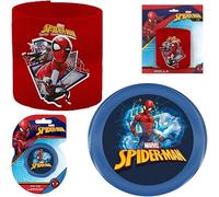 Marvel Spiderman Spring & Light Up Yoyo Toy Set for Kids 3+ - Official Superhero Fidget Toys, Sensory Bouncing Coil & LED Yo-Yo, Indoor Outdoor Play, Party Bag Filler, Birthday Gifts for Boys Girls