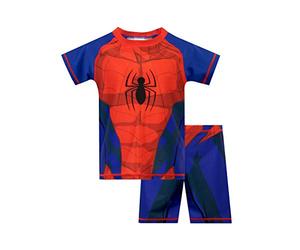 Marvel Spiderman Swimsuit | Boys Swim Set | Spidey Boys Swimming Costume | Official Spiderman Merchandise | Age 6 to 7 Years Multicoloured