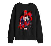 Marvel Spiderman Symbiote Kids Sweatshirt, Black, 5-6