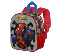 Marvel Spiderman Symbol-Elite 3D Backpack, Grey, 25 x 30 cm, Capacity 7 L