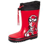 Marvel Spiderman Tie Top Wellington Boots Boys Wellies Super Hero Wellingtons Girls Rain Snow Welly Shoes