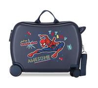 Marvel Spiderman Totally awesome Children's Suitcase Blue 50x39x20 cm Rigid ABS Side combination lock 34L 1.8 kg 4 Wheels Hand Luggage