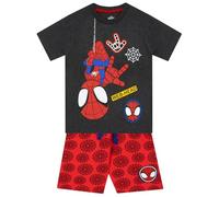 Marvel Spiderman Tshirt And Shorts | Spidey And His Amazing Friends Clothes | Boys Outfits & Clothing Sets | Grey 4-5 Years