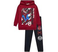 Marvel Spiderman Two Piece Boys Hoodie and Joggers Set, Ages 2 To 10 Years | Super Soft 100% Cotton, Marvel Hoodies For Boys, Ages 2 To 10 Years, Spider-Man Boys Hoodie And Joggers, Cool Superhero Style
