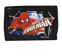 Marvel Spiderman Ultimate Authentic Licensed Trifold Children Wallet, Black, 4.5" X 3.0"