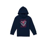 Marvel Spiderman Valentine'S Day Stick Together Youth Kids Pull-Over Hoodie, Navy | Size: 9-11 Years Marvel Navy 9-11 Years