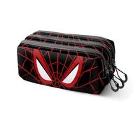Marvel Spiderman Vision-Fan Trick Pencil Case 2.2, Black, 23 x 11 cm