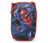 Jay Franco Marvel Spiderman Web Swinger 80L Pop-Up Laundry Basket - Hamper for Clothes or Toys