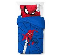 Marvel Spiderman Webtastic 100% Cotton Single Duvet Cover Set - Includes 50 x 70 cm Pillowcase