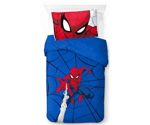 Marvel Spiderman Webtastic 100% Cotton Single Duvet Cover Set - Includes 50 x 70 cm Pillowcase