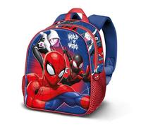 Marvel Spiderman Word-Basic Backpack, Blue, 30 x 38 cm, Capacity 13 L