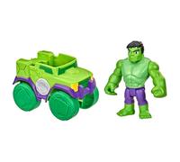 Marvel Spidey Amazing Friends Hulk Smash Truck Vehicle Action Figure Playset