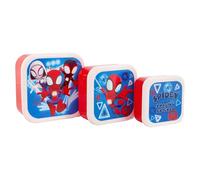 Marvel Spidey Amazing Friends Lunch Boxes, Polypropylene, Blue & Red