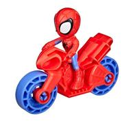Marvel Spidey and His Amazing Friends 2.5" Spidey with Motorcycle Figure Set