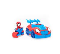 Marvel Spidey and His Amazing Friends 2 in 1 Web Strike Vehicle Motorcycle Toy