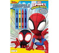 Marvel Spidey and His Amazing Friends 48 Page Coloring Book with 4 Crayons