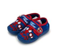 Marvel Spidey and His Amazing Friends Boys Slippers - Blue Toddler House Shoes with Anti-Slip Sole & Strap - Kids Character Slippers UK Sizes 5-11 (11)