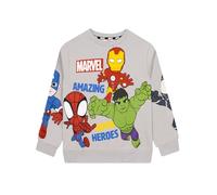 Marvel Spidey And His Amazing Friends Boys Sweatshirt, Superhero Boys Clothes, Spidey Kids Jumper, Grey 9-10 Years