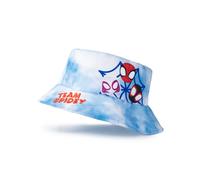 Marvel Spidey and His Amazing Friends Blue Team Spidey Bucket Hat | Classic Graphic Sun Protection Hat for Younger Boys | Spiderman, Ghost Spider & Spin Cartoon Accessories