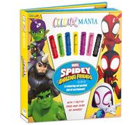 Marvel Spidey and his Amazing Friends: Colourmania (Over 30 pages to colour in and 7 felt-tip pens)