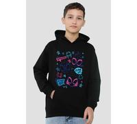 Marvel Spidey And His Amazing Friends Doodle Youth Kids Pull-Over Hoodie, Black Marvel Black 12-13 Years
